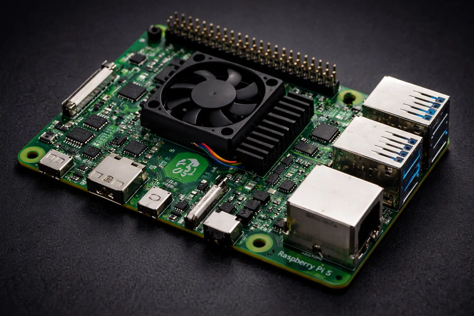 Representación de una Raspberry Pi utilizada como gateway local